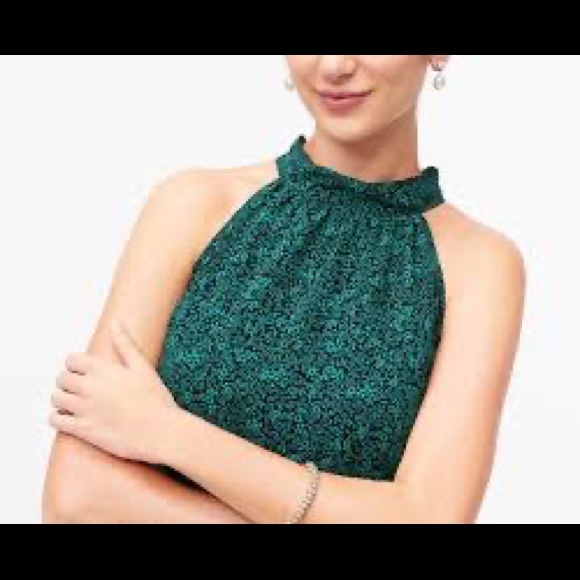 J. Crew | Tiered Maxi Dress Irish Clover Sz 2 NWT - Picture 2 of 3